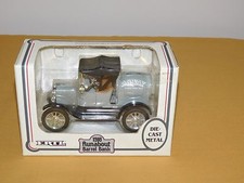 VINTAGE 1991 ERTL 1918 AGWAY RUNABOUT BARREL BANK METAL TRUCK NOS NEW IN BOX