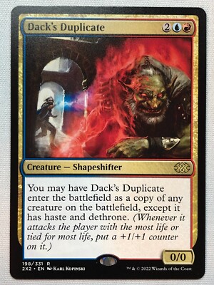 MTG Double Masters 2022 Dack's Duplicate 198 NM/M