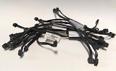 21x Molex MICROLOCK PLUS CABLE BLACK 4-CKT, 150mm, 1.25mm, 0451110402