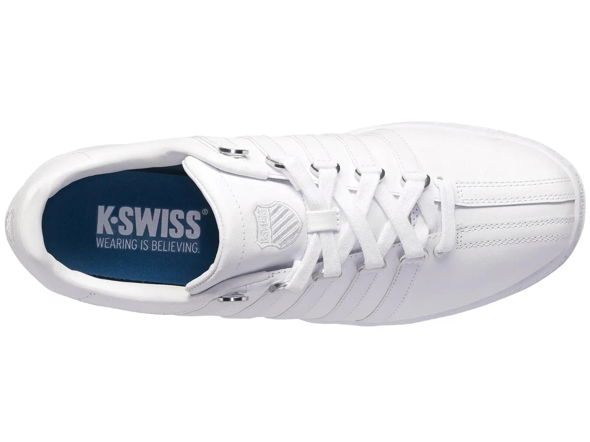 Postcode Bestuiver vervormen K-SWISS CLASSIC VN MEN&#039;S WHITE / WHITE | eBay