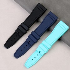 Quick Release Fluorine Rubber Watchband 20MM For IWC Big Pilot's Watches