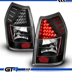 Black LED Tail Lights Brake Lamps For 2005-2008 Dodge Magnum 05-08 RH+LH Pair