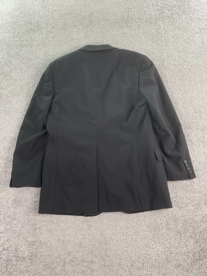 Chaqueta Esmoquin Polo University Club 38 R Negra Lana Lujo Diseñador Ralph Lauren Foto 4 de 4