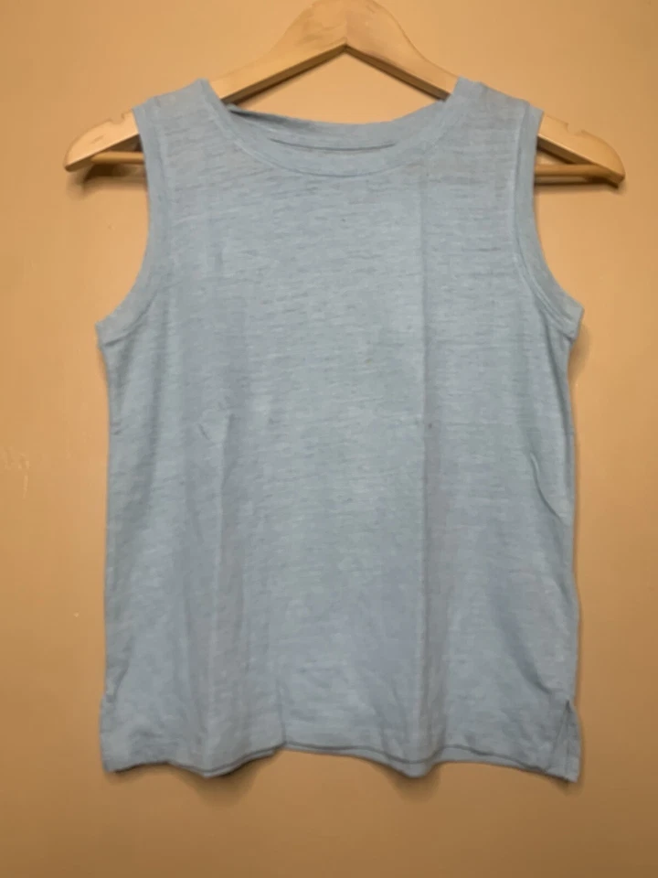 Camiseta Gap Niñas Talla XXL Cuello Redondo Azul Sin Mangas  Foto 2 de 4
