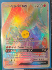 Pokemon TCG Zygarde GX 136/131 Rainbow Rare Secret card Forbidden Light Spanish on eBay