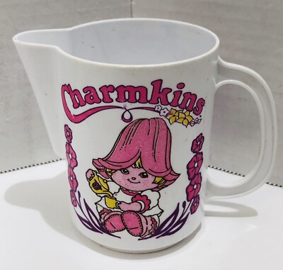 1984 Hasbro Charmkins Plastic Pitcher (No Lid) *Hairline Crack* Suci Italy