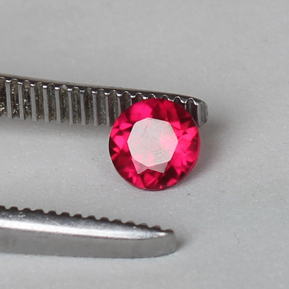Natural Red Ruby 1.10 Ct Round Cut Loose Certified Gemstone Heated eBay