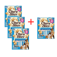 Inaba Hunde-Churu Bites Chicken Wraps 4X96G Hundeleckerli HüHnchen Mit KäSe