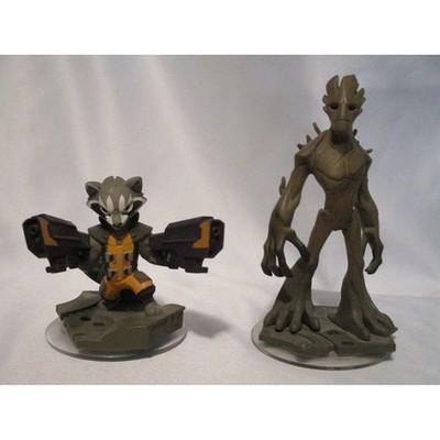 Disney Infinity 2.0 Figures: Groot and Rocket Raccoon Guardians of the Galaxy