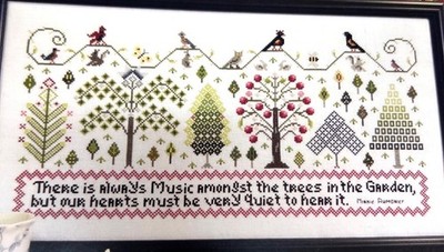 Music Amongst The Trees Cross-Stitch Pattern By Rosewood Manor