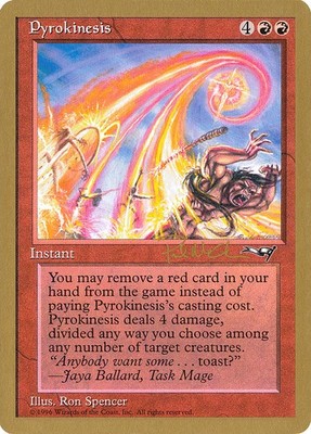 MTG  Pyrokinesis (1997 Paul McCabe)  - World Championships #078