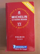 Guide rouge MICHELIN 2003