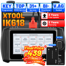 XTOOL USED IK618 Key Programming Tool All Sys...