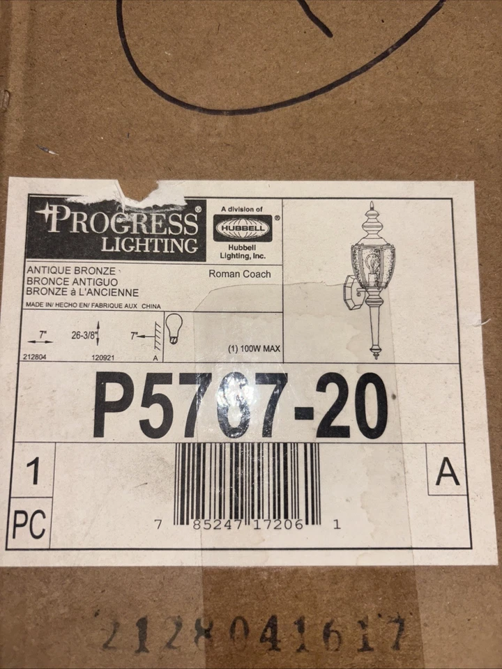 Progress Lighting P5767-20 Med Wall Lantern, 1-100-watt - Image 2 of 2