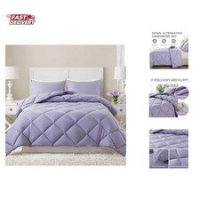 Lightweight King Comforter Set with 2 Pillow Sham - 3 Pieces Set - Quilted Do...