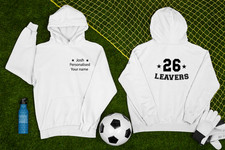 Personalised Custom Your Name Hoodie School Leavers 2026 Friends Party Gifts