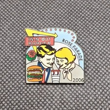RARE In-N-Out Burger 2006 Rose Parade Pin Official Licensed
