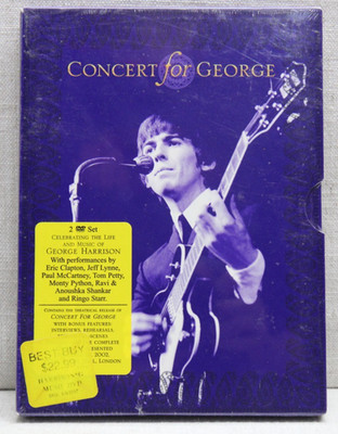 CONCERT FOR GEORGE HARRISON 2 DVD +EXTRAS CLAPTON LYNNE McCARTNEY PETTY PRESTON
