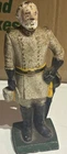 Antique Cast Iron Civil War Confederate Officer Statue Doorstop Figure