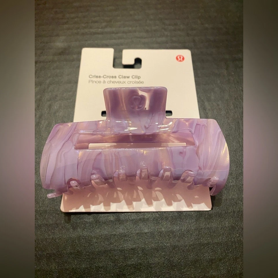 Lululemon Criss-Cross Claw Clip Hair Purple - Image 2 of 3