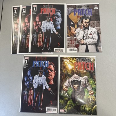 Wolverine Patch #1 1st & 2nd Print + Walmart (6 Marvel Comics)