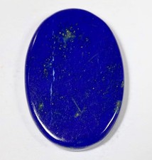 35 Ct 5X20X29 mm Natural Blue Lapis Lazuli Oval Cabochon Gemstone KM-345