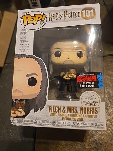 Funko Pop! Vinyl: Harry Potter - Filch & Mrs. Norris - Barnes and Noble New York