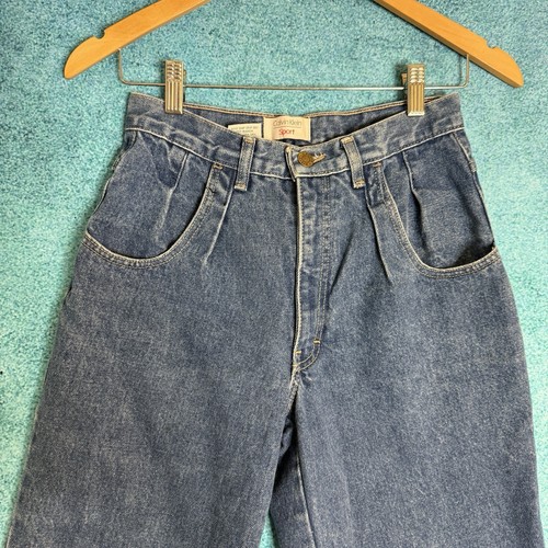 Vintage Calvin Klein Sport Damen Jeans Größe 4 passt 26x28 Denim Blau Made in USA - Bild 2 von 12