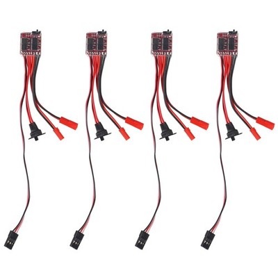 Mini 20A ESC Motor Speed RC ESC 2KHz Forward Reverse Brush Brake RC 2S for Co...