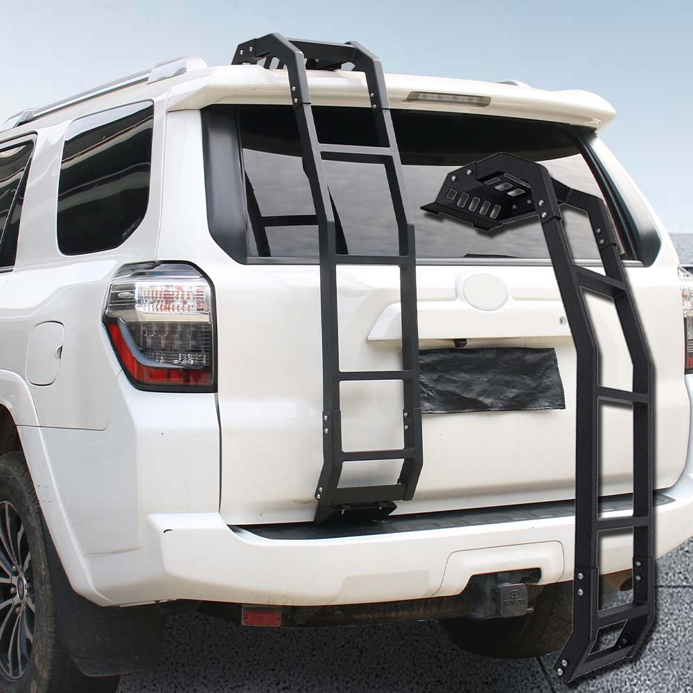 For 4Runner TRD Pro Off-Road 2010-2024 Black Style Rear Hatch Ladder