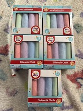 x5 Play Day Sidewalk Chalk 12 Pieces, New/box