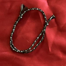 NEW BOHO BRAIDED THREAD KNOT FRIENDSHIP BRACELET ADJUSTABLE BROWN GRAY NIP