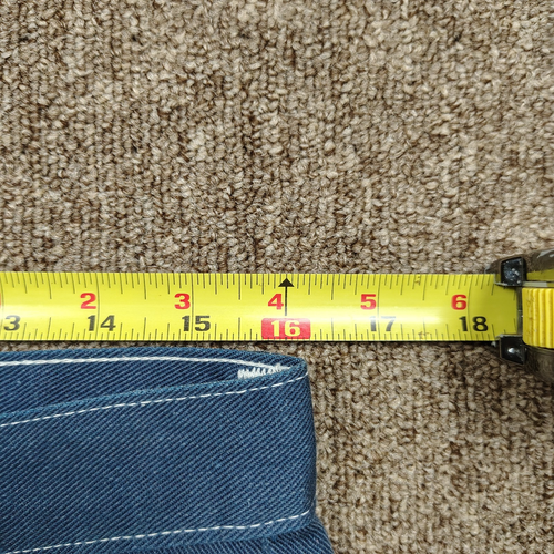 Pantaloncini chino vintage MANN uomo 32 blu twill classico anni 70 abbigliamento estivo - Foto 6 di 8