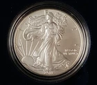2011 W U.S. Mint 1 Oz .999 Silver Proof American Eagle Coin with COA Mint Box