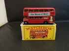 T161-MATCHBOX LESNEY No5D 'BARON OF BEEF' ROUTEMASTER BUS WITH BOX.