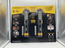 KC Defy Limits Auto Light with Emergency Tool 1000 Lumens Rechargeable “Pack 2”