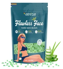 Hard Wax Beads for Hair Removal, 1Lb Hard Wax for Sensitive Skin with Aloe Vera