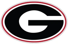 Georgia Bulldogs G Logo Die Cut Laminated Vinyl Decal Sticker All Weather Safe