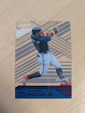 2021 Chronicles Ronald Acuna Jr. Clear Vision Red #/100 Braves