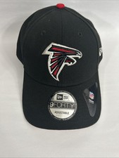 Atlanta Falcons New Era NFL Team Hat Black Embroidered Falcon Logo Nice NWT