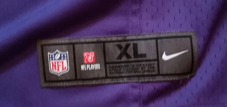 Minnesota Vikings Jersey Mens XLarge NFL Football Christian Ponder Nike Shirt - Image 2 of 4