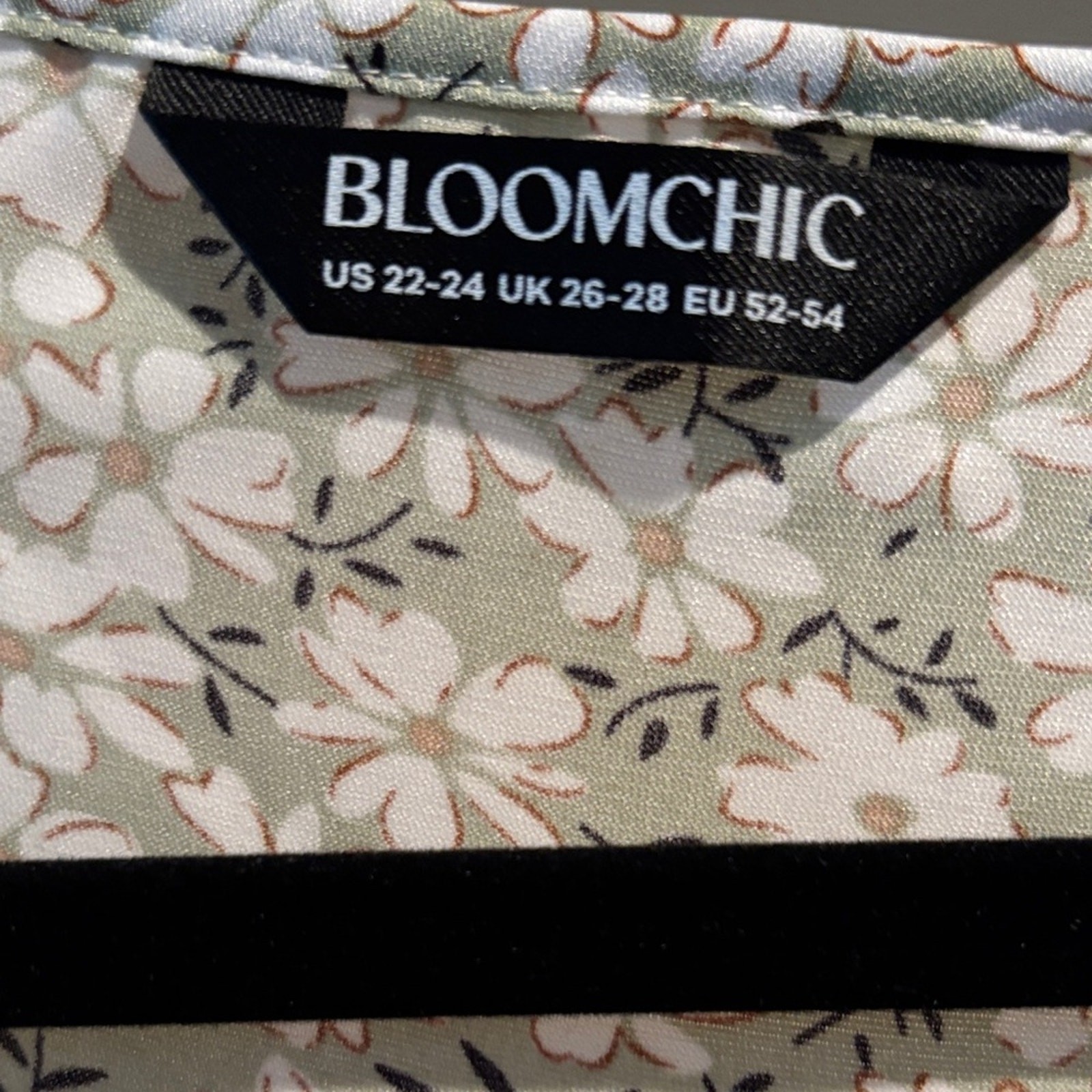 BloomChic Green Floral Blouse - image 2