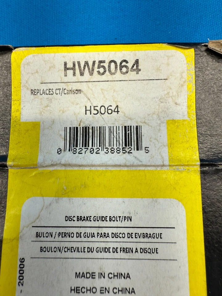 Lot of 2 - Dorman HW5064 Front Disc Brake Caliper Bolts For Ford / Lincoln - Image 4 of 4