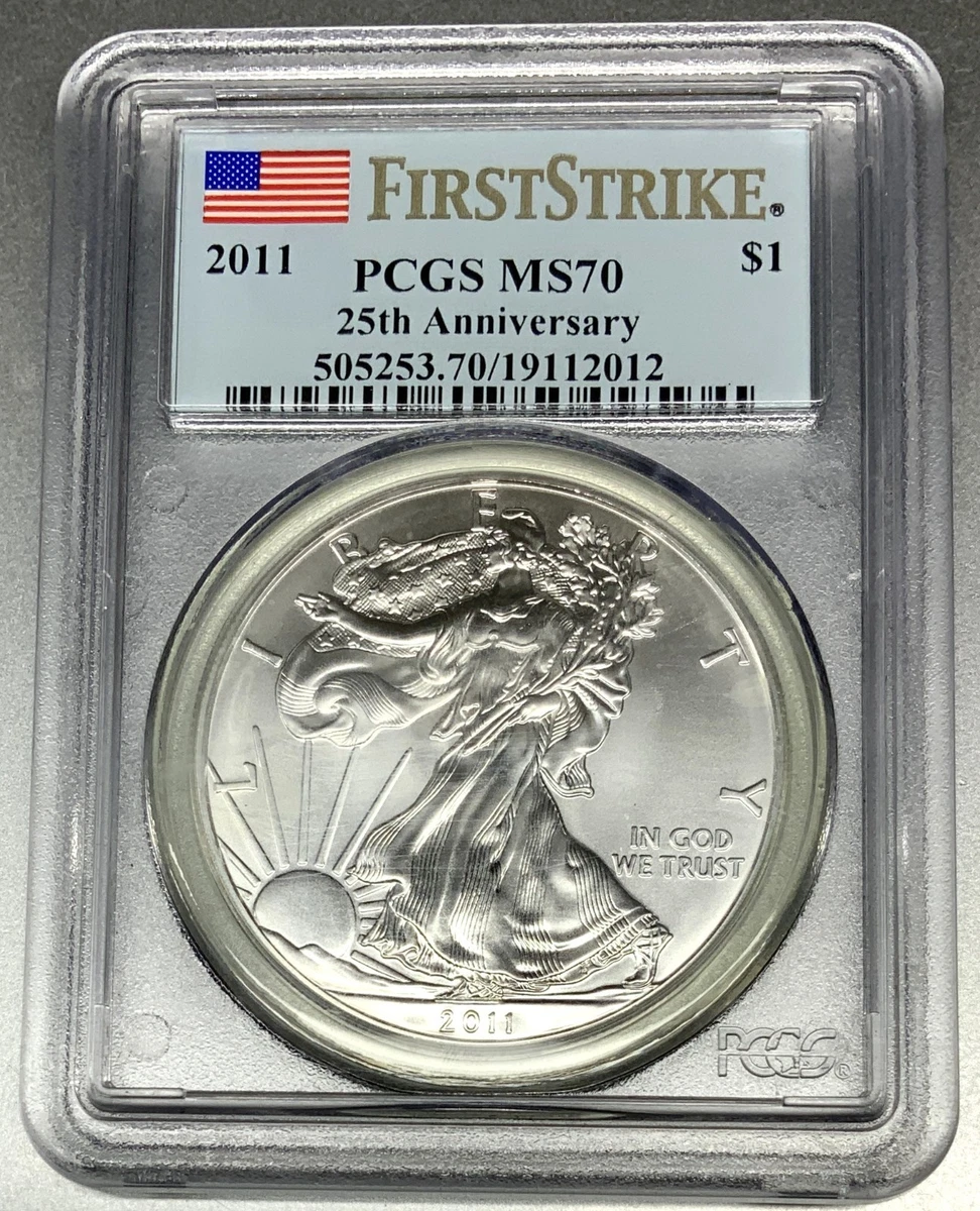PCGS Certified MS 70 Graded 2011 Silver Bullion Coins for sale | eBay