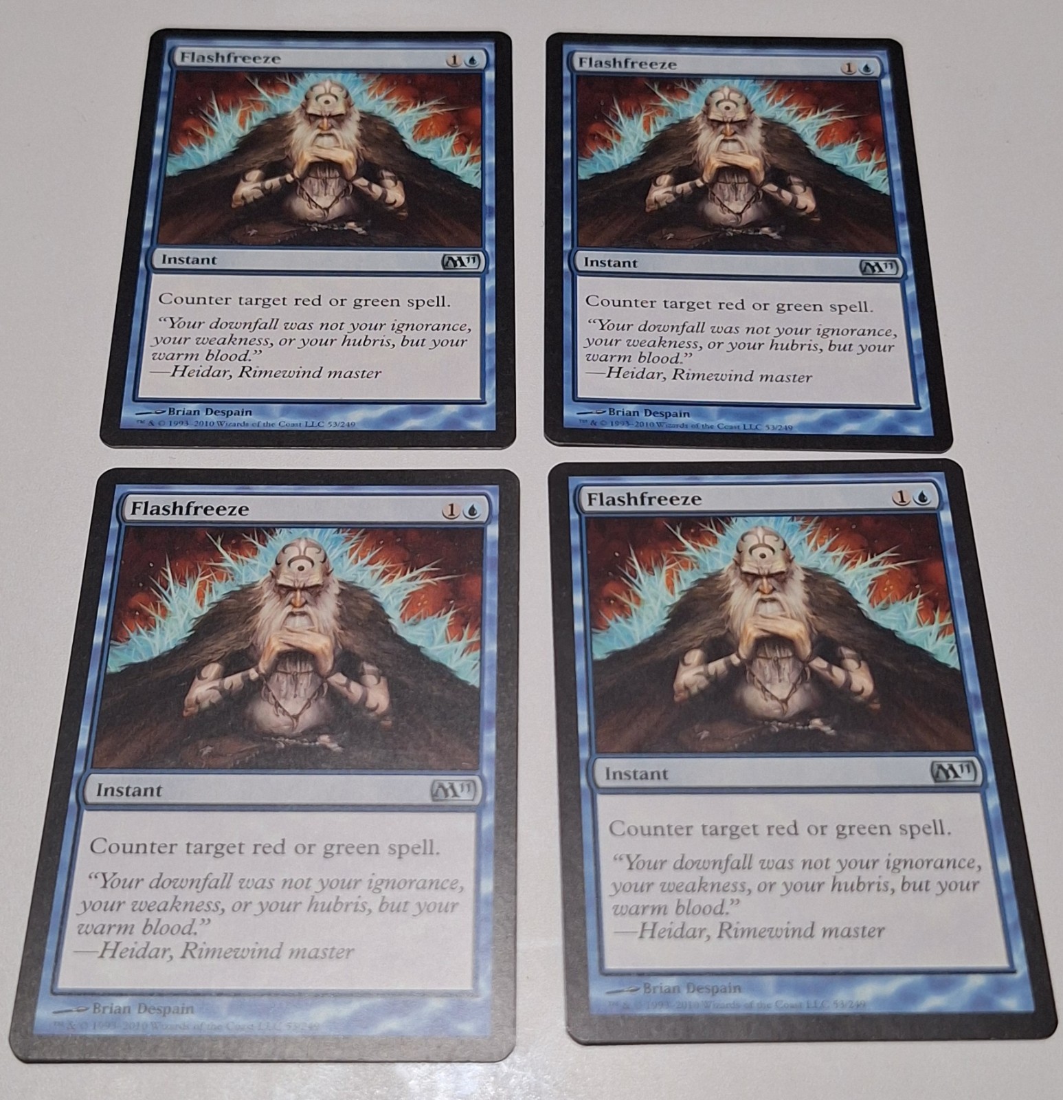 Flashfreeze Core Set 2011 (M11) Regular Magic The Gathering MTG LP