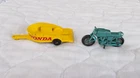 Vintage 1960's Die Cast Matchbox Lesney No 38 Honda Cycle With Trailer
