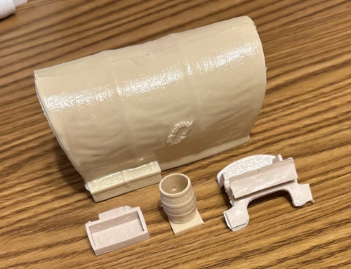 Marx 60 MM Wagon Top - Do Not Let Your Wagon Run Around  Top-Less