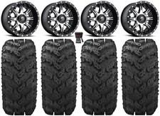 Fuel Nutz Black 14 Wheels 28 Reptile Tires Polaris Sportsman