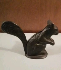 Squirrel Nutcracker Nut Cracker Cast Iron Metal Hefty Vintage Holidays