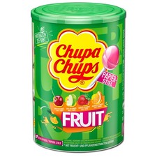 (12,29€/1kg) Chupa Chups Fruit Lutscher, Lollipop, 100 Frucht-Lutscher